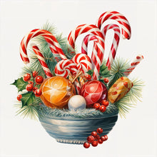 Load image into Gallery viewer, Christmas Candy 35X35CM(Canvas) Full Round Drill Diamond Painting
