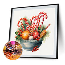 Load image into Gallery viewer, Christmas Candy 35X35CM(Canvas) Full Round Drill Diamond Painting
