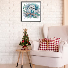 Load image into Gallery viewer, Winter Owl 30X30CM(Canvas) Partial Special Shaped Drill Diamond Painting
