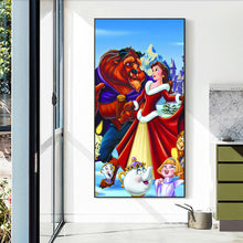 Load image into Gallery viewer, Beauty And The Beast 40*70CM(Canvas) Full Round Drill Diamond Painting
