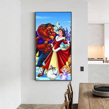 Load image into Gallery viewer, Beauty And The Beast 40*70CM(Canvas) Full Round Drill Diamond Painting
