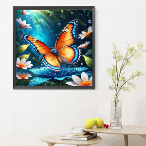 Butterfly¡¤Jungle 30X30CM(Canvas) Full Round Drill Diamond Painting