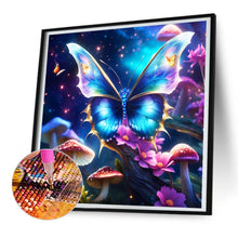 Load image into Gallery viewer, Butterfly¡¤Mushroom 30X30CM(Canvas) Full Round Drill Diamond Painting
