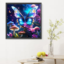 Load image into Gallery viewer, Butterfly¡¤Mushroom 30X30CM(Canvas) Full Round Drill Diamond Painting
