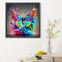 Load image into Gallery viewer, Colorful Butterfly¡¤Colorful Mist 30X30CM(Canvas) Full Round Drill Diamond Painting
