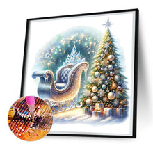 Load image into Gallery viewer, Christmas Tree Sleigh 30*30CM(Canvas) Full Round Drill Diamond Painting
