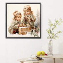 Load image into Gallery viewer, Birds And Girls 30X30CM(Canvas) Round Drill Diamond Painting
