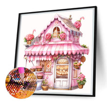 Load image into Gallery viewer, Pink Dessert Shop Trolley 30X30CM(Canvas) Full Round Drill Diamond Painting
