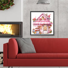 Load image into Gallery viewer, Pink Dessert Shop Trolley 30X30CM(Canvas) Full Round Drill Diamond Painting
