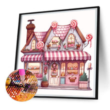 Load image into Gallery viewer, Pink Dessert Shop Trolley 30X30CM(Canvas) Full Round Drill Diamond Painting

