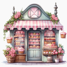 Load image into Gallery viewer, Pink Dessert Shop Trolley 30X30CM(Canvas) Full Round Drill Diamond Painting
