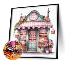 Load image into Gallery viewer, Pink Dessert Shop Trolley 30X30CM(Canvas) Full Round Drill Diamond Painting
