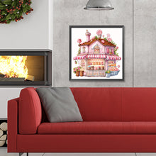 Load image into Gallery viewer, Pink Dessert Shop Trolley 30X30CM(Canvas) Full Round Drill Diamond Painting
