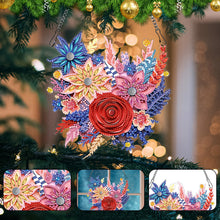 Load image into Gallery viewer, Special Shaped Diamond Painting Wreath Ornament for Home Window Door Decor (#1)
