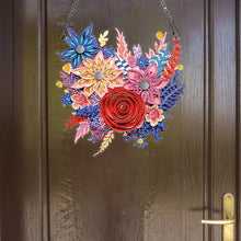 Load image into Gallery viewer, Special Shaped Diamond Painting Wreath Ornament for Home Window Door Decor (#1)
