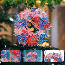 Load image into Gallery viewer, Special Shaped Diamond Painting Wreath Ornament for Home Window Door Decor (#2)
