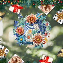 Load image into Gallery viewer, Special Shaped Diamond Painting Wreath Ornament for Home Window Door Decor (#4)
