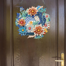 Load image into Gallery viewer, Special Shaped Diamond Painting Wreath Ornament for Home Window Door Decor (#4)
