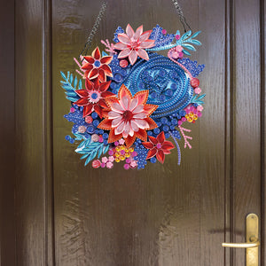 Special Shaped Diamond Painting Wreath Ornament for Home Window Door Decor (#7)