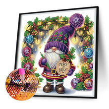 Load image into Gallery viewer, Christmas Gnome 30*30CM(Canvas) Partial Special Shaped Drill Diamond Painting
