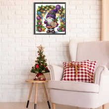 Load image into Gallery viewer, Christmas Gnome 30*30CM(Canvas) Partial Special Shaped Drill Diamond Painting
