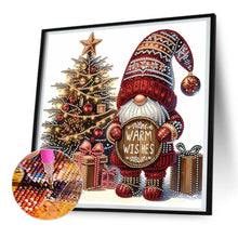 Load image into Gallery viewer, Christmas Gnome 30*30CM(Canvas) Partial Special Shaped Drill Diamond Painting
