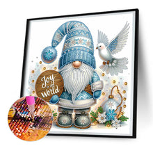 Load image into Gallery viewer, Christmas Gnome 30*30CM(Canvas) Partial Special Shaped Drill Diamond Painting
