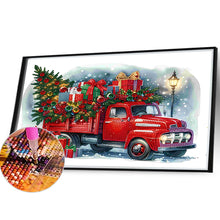 Load image into Gallery viewer, Christmas Car 40X30CM(Canvas) Partial Special Shaped Drill Diamond Painting
