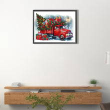 Load image into Gallery viewer, Christmas Car 40X30CM(Canvas) Partial Special Shaped Drill Diamond Painting
