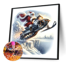 Load image into Gallery viewer, Flying Santa Claus 40*40CM(Canvas) Full Round Drill Diamond Painting
