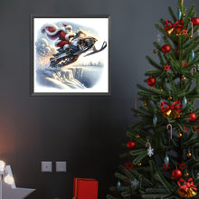 Load image into Gallery viewer, Flying Santa Claus 40*40CM(Canvas) Full Round Drill Diamond Painting
