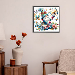 Goblin And Butterfly 30*30CM(Canvas) Full Round Drill Diamond Painting