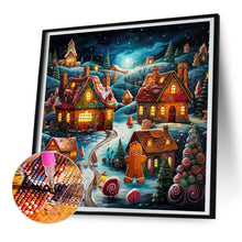 Load image into Gallery viewer, Christmas Night 30*30CM(Canvas) Full Round Drill Diamond Painting
