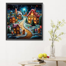 Load image into Gallery viewer, Christmas Night 30*30CM(Canvas) Full Round Drill Diamond Painting
