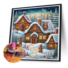 Load image into Gallery viewer, Christmas Night 30*30CM(Canvas) Full Round Drill Diamond Painting
