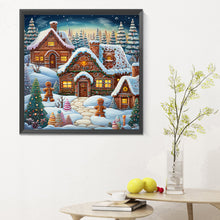 Load image into Gallery viewer, Christmas Night 30*30CM(Canvas) Full Round Drill Diamond Painting
