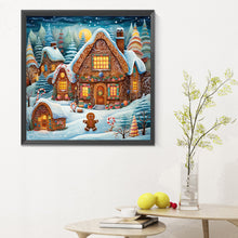 Load image into Gallery viewer, Christmas Night 30*30CM(Canvas) Full Round Drill Diamond Painting
