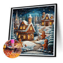 Load image into Gallery viewer, Christmas Night 30*30CM(Canvas) Full Round Drill Diamond Painting
