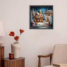 Load image into Gallery viewer, Christmas Night 30*30CM(Canvas) Full Round Drill Diamond Painting
