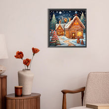 Load image into Gallery viewer, Christmas Night 30*30CM(Canvas) Full Round Drill Diamond Painting
