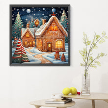 Load image into Gallery viewer, Christmas Night 30*30CM(Canvas) Full Round Drill Diamond Painting
