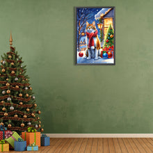 Load image into Gallery viewer, Christmas Cat 40*60CM(Canvas) Full Round Drill Diamond Painting
