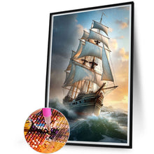 Load image into Gallery viewer, Sea Sailing Boat 45*60CM(Canvas) Full Square Drill Diamond Painting
