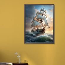 Load image into Gallery viewer, Sea Sailing Boat 45*60CM(Canvas) Full Square Drill Diamond Painting
