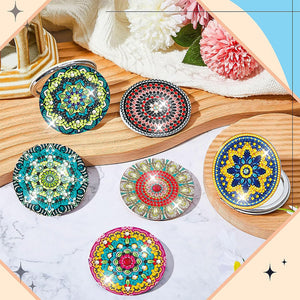 Double Sided Special Shape Diamond Painting Mirror Kit Gift for Women Girls (#1)