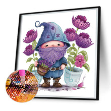 Load image into Gallery viewer, Dwarf Purple 30*30CM(Canvas) Partial Special Shaped Drill Diamond Painting
