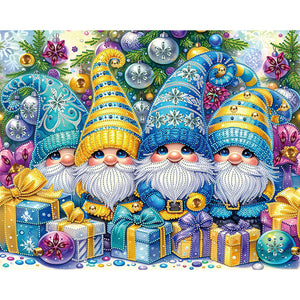 Goblin Gnome¡¤Colorful 40*50CM(Canvas) Partial Special Shaped Drill Diamond Painting