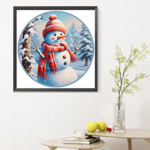 Load image into Gallery viewer, Snowman 30*30CM(Canvas) Full Round Drill Diamond Painting
