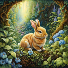 Load image into Gallery viewer, Little Rabbit In The Forest 30*30CM(Canvas) Full Round Drill Diamond Painting
