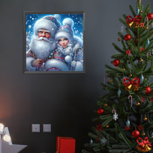 Load image into Gallery viewer, Santa Claus And Snow Girl 40*40CM(Canvas) Full Round Drill Diamond Painting
